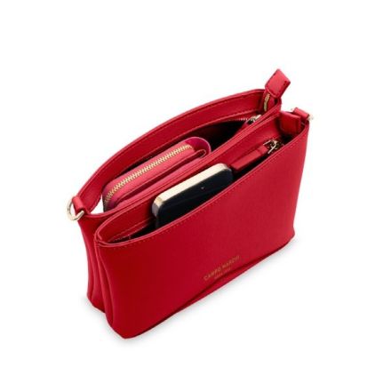 Borsa mini Betty - rosso ciliegia