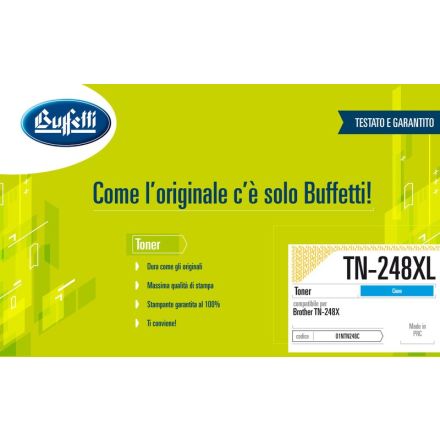 Brother Toner - Compatibile TN-248X - Ciano - 2.300 pag