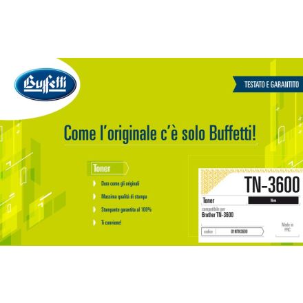 Brother Toner - Compatibile TN-3600 - Nero - 3.000 pag