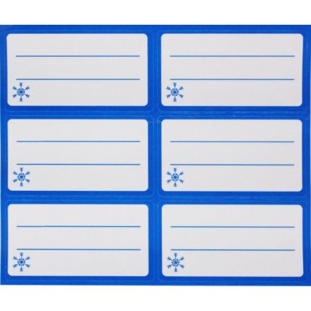 Etichette adesive per casa - f.to 70x37 mm - vini/liquori - 10 fogli da 6 etichette - 60 etichette