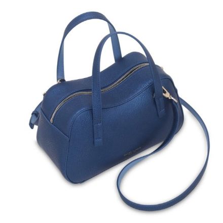 Borsa bauletto Brooke - blu metallizzato