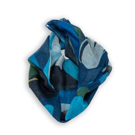 Foulard 80x180 cm - blu lapis