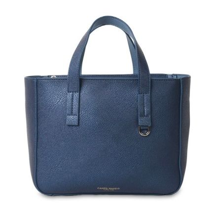 Borsa a mano Karina - blu metallizzato