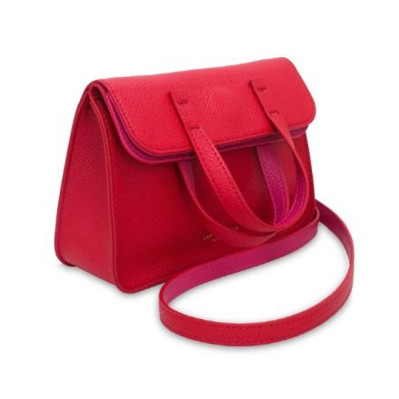 Borsa a mano Greta - rosso ciliegia