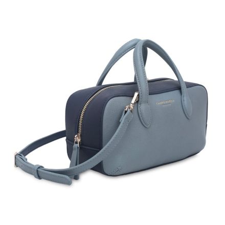 Borsa bauletto mini Seda - denim scuro