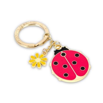 Portachiavi coccinella - fucsia