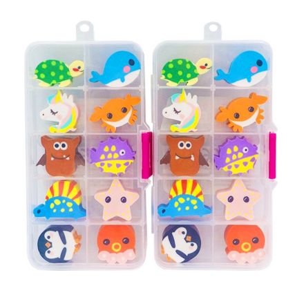 Box 10 gomme Animal Friends