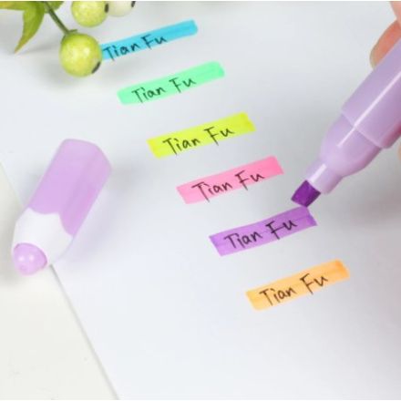 Astuccio 6 evidenziatori - Light-Pen