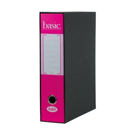Raccoglitore Basic - Formato Protocollo - Dorso 8 cm - fucsia
