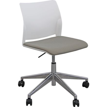 Sedia Elda schienale bianco