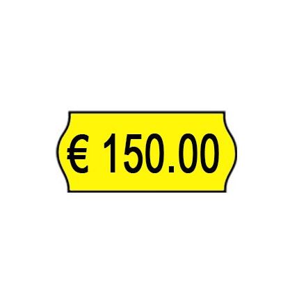 Etichette rimovibili 26 x 12 mm giallo