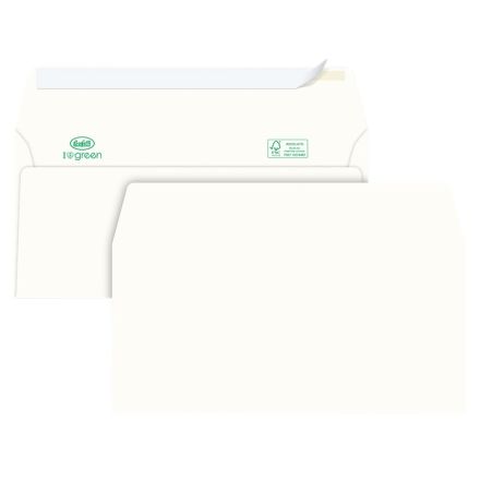 Buste commerciali senza finestra - Chiusura adesiva con strip - 11x23 cm 100 g - conf. 500 pz.