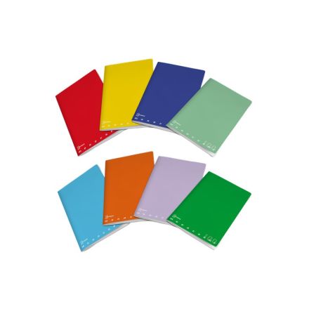 Maxiquaderni Monocromo alta foliazione - Rigatura C - Righe 4a e 5a elementare - 100 g - copertine assortite