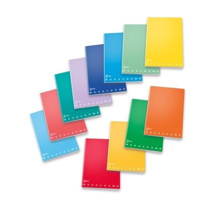 Maxiquaderni Monocromo alta foliazione - Rigatura 1R - Righe medie e superiori - 100 g - copertine assortite