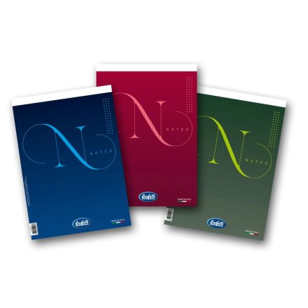 Blocco notes Notes - A4 - 5M - Quadretto da 5mm - punto metallico - 50 fogli da 55g/mq