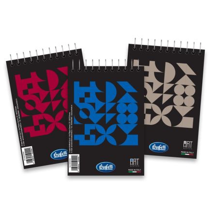 Blocco notes Art - A6 - 5M - Quadretto da 5mm - spirale - 60 fogli da 80g/mq