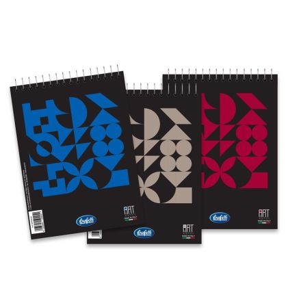 Blocco notes Art - A5 - 5M - Quadretto da 5mm - spirale - 60 fogli da 80g/mq