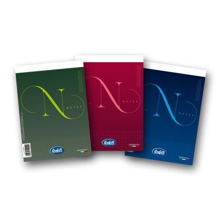 Blocco notes Notes - A5 - 5M - Quadretto da 5mm - punto metallico - 50 fogli da 55g/mq