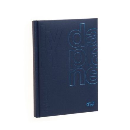 Agenda giornaliera 12 mesi - 2026 - 11x16,5 cm - sab/dom accoppiati - blu