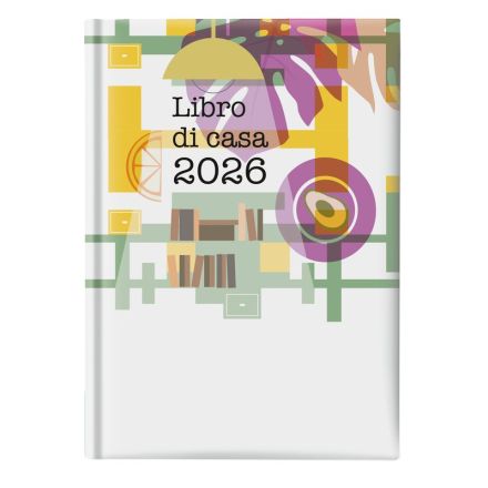 Agenda giornaliera 12 mesi - 2026 - 14,5x20,5 cm - interno fisso - fantasia