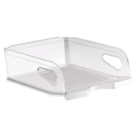 Vaschetta portacorrispondenza con bordo alto - trasparente kristal