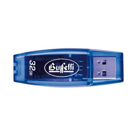 Flash Drive USB Buffetti - 32GB - blu