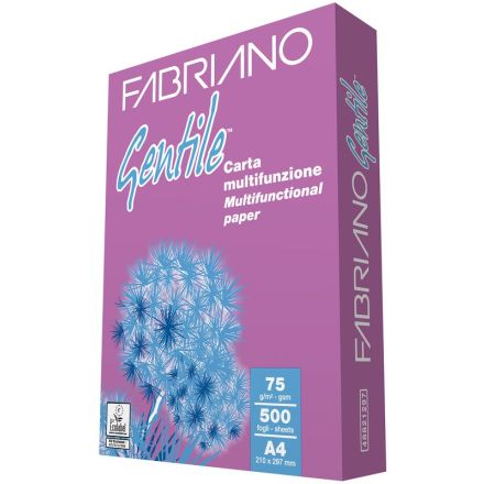 Conf. 5 risme carta per fotocopie Fabriano Gentile - A4 - 21x29,7 cm - 75 g