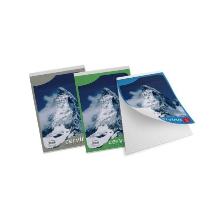 Blocco CERVINO,rilegatura Punto Metallico, carta riciclata