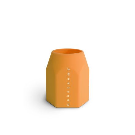 Portapenne MONOCROMO FLUO in silicone - arancio