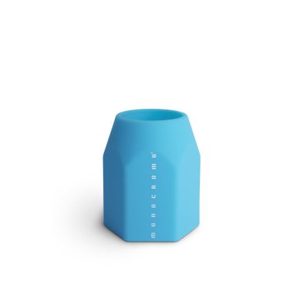 Portapenne MONOCROMO FLUO in silicone - azzurro