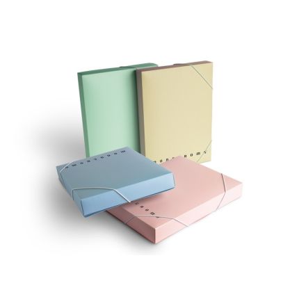 Portaprogetti Dorso 3 cm - MONOCROMO PPL PASTEL