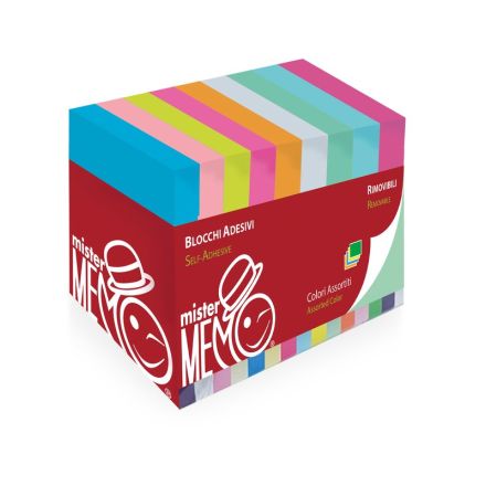 Foglietti adesivi Mister Memo, blochetti adesivi