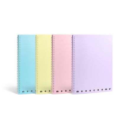 Blocco Quaderno spiralato MONOCROMO PPL PASTEL