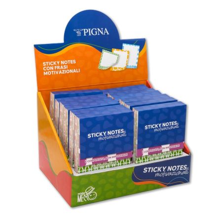 Foglietti adesivi MISTER MEMO MOTIVAZIONALI, blocchetti adesivi,35 fogli per 6 frasi motivazionali