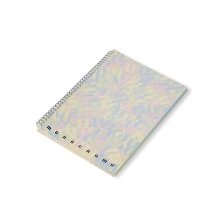 Maxi Quaderno spiralato MONOCROMO MULTICOLOR, con fogli colorati
