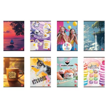 Maxi Quaderno Assortimento Ragazza - 5M - Quadretto da 5mm