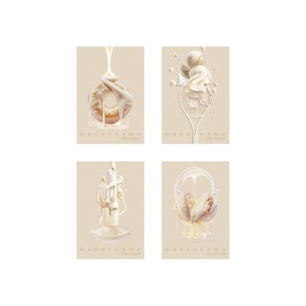 Maxi Quaderno MONOCROMO CHOCOLATE WHITE - 0Q - Quadretto da 5mm con margine