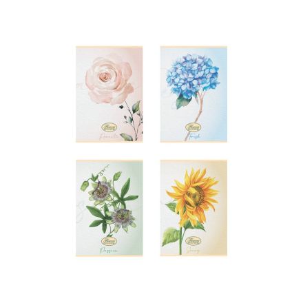 Maxi Quaderni Flowers Special - Carta Riciclata - 0Q - Quadretto da 5mm con margine