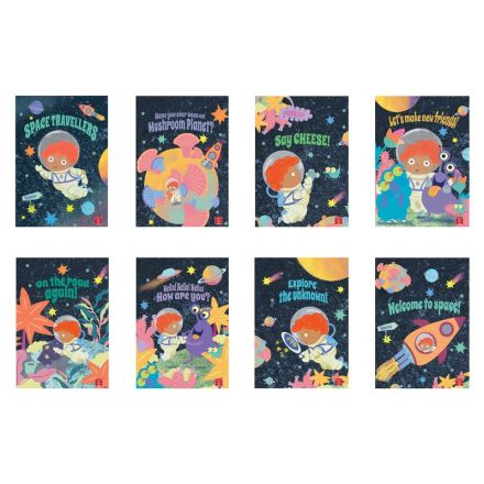 Maxi Quaderno SPACE TRAVELLERS - 0B - Righe 3a elementare