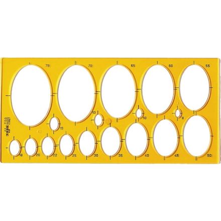 Maschera per ellissi - 270-130 mm