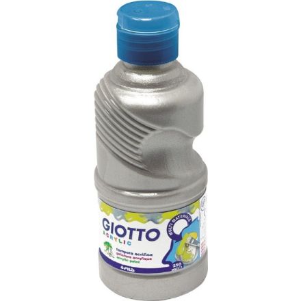 Tempera acrilica - argento - 250 ml
