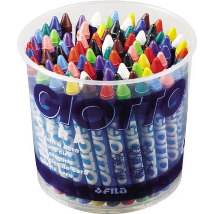 Barattolo di pastelli a cera - 9 mm - da 3 anni in poi