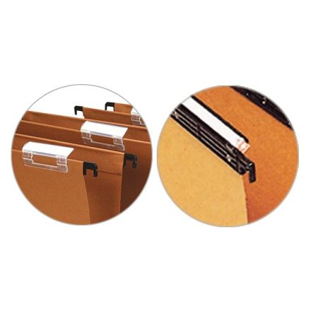 Cavalierini corti e cartoncini per cartelle sospese mod. E