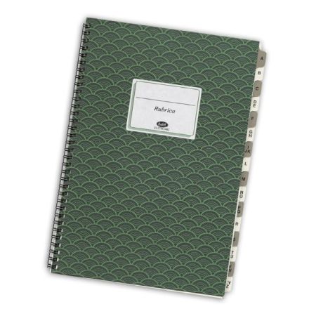 Rubrica A/Z - 92 pagine - 6 pagine/lettera con spirale - 29,7x21 cm