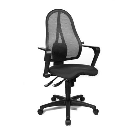 Sedia operativa Air Synchro 2.0 con braccioli inclusi.