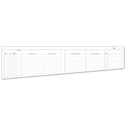 Registro dei visitatori - 49 pagine - 31x24,5 cm