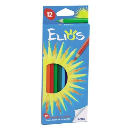 Pastelli Elios - Tratto 2,8 mm - Astuccio 12 pezzi