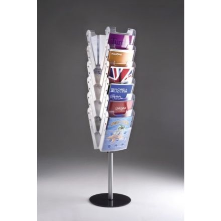 Espositore da terra 12 scomparti - 32x32x130 cm