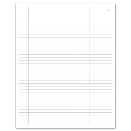 Registro Verbali di assemblea - 96 pagine prenumerate - righe uso bollo - 31x24,5 cm