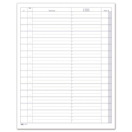 Registro copia ricette per preparati galenici - 96 pagine - 31x24,5 cm